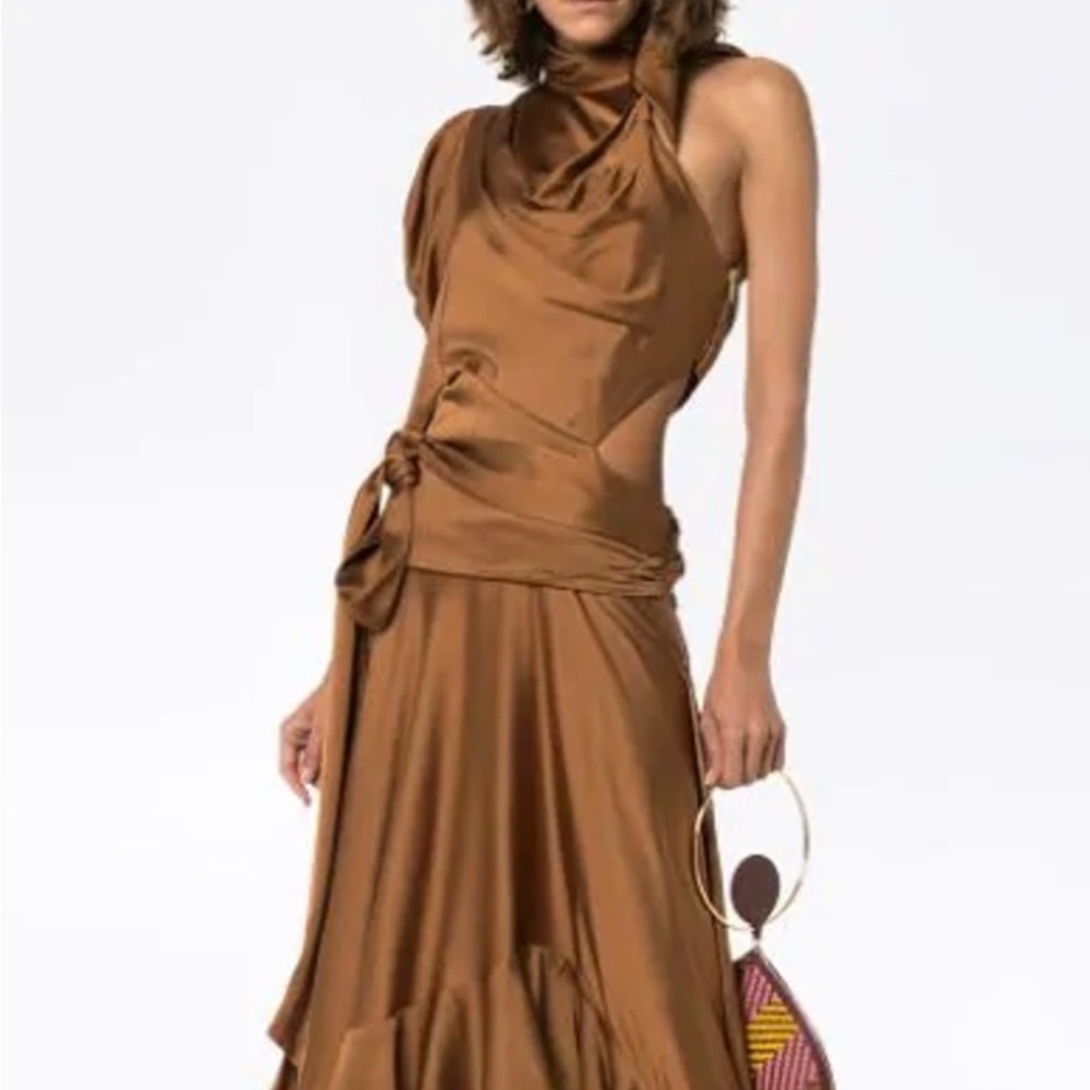 Zimmermann Valiant Ruched One Shoulder Dress from Unbridled collection